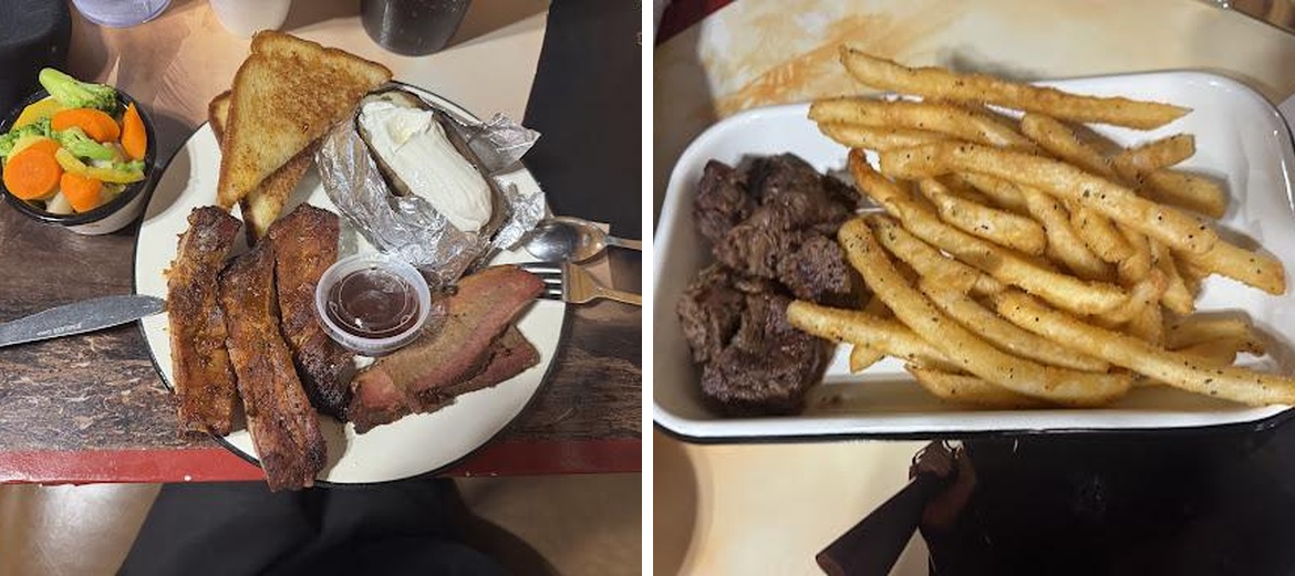 Texas Smoking guns Menu
