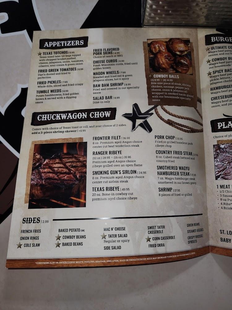 Texas Smoking guns Menu image 4